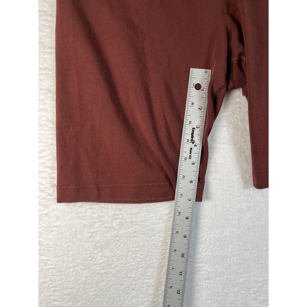 Nike Shorts Womens Large Brown Biker Athletic Yoga Running Stretch Jersey - Picture 7 of 9